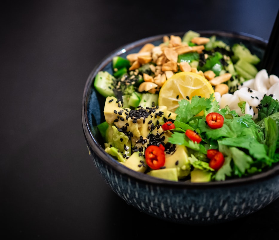 Fresh vegetables and produce